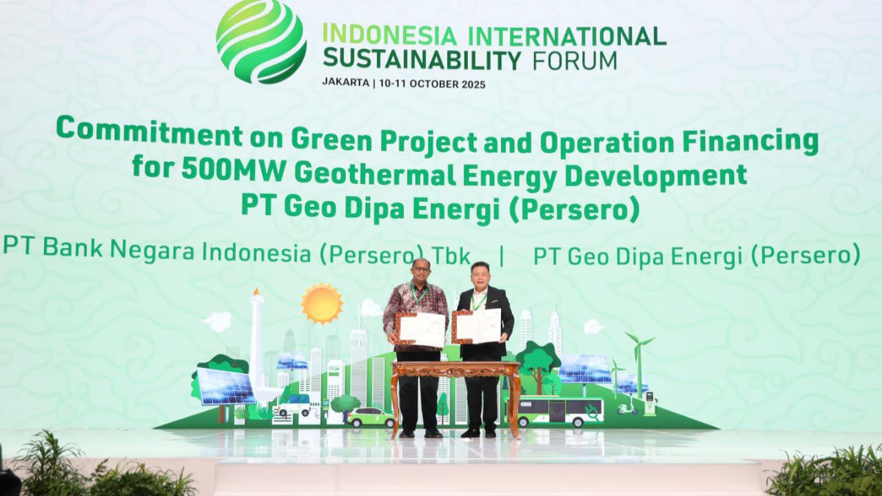BNI Dukung Pembangunan dan Operasional 500 MW Geothermal Energy Milik PT Geo Dipa Energi