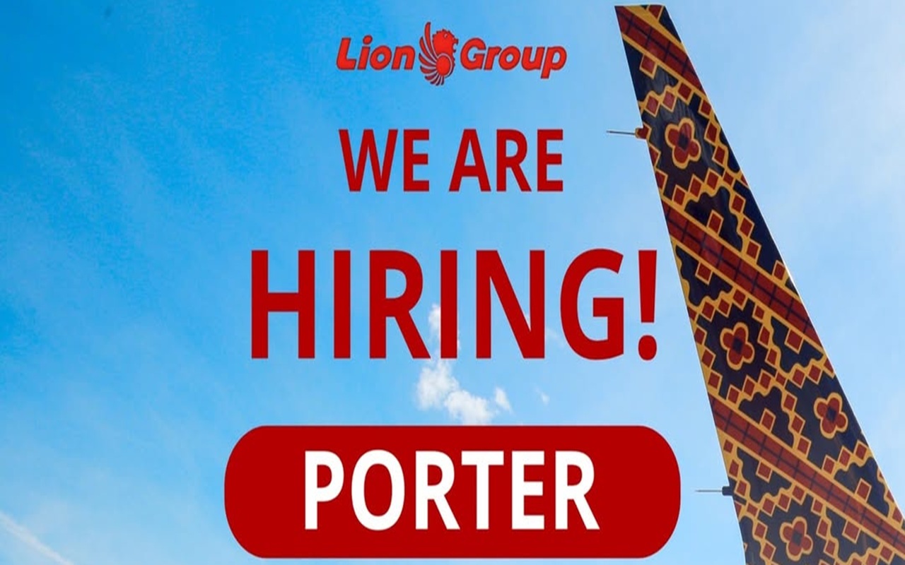 Lion Group Buka Lowongan Porter untuk Lulusan SMA/SMK, Ini Syarat dan Cara Daftarnya