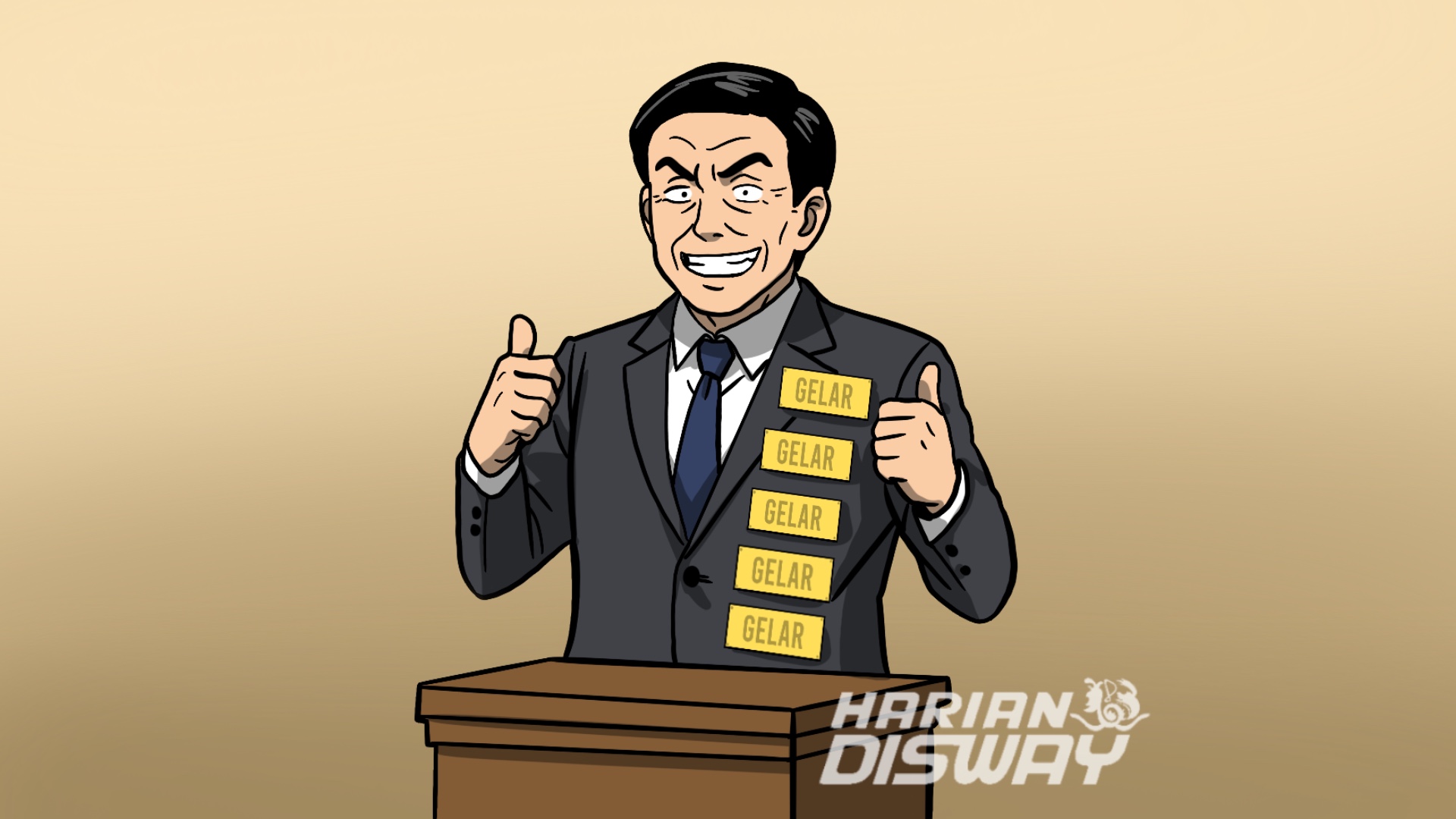 Dasar, Bangsa Gila Gelar!