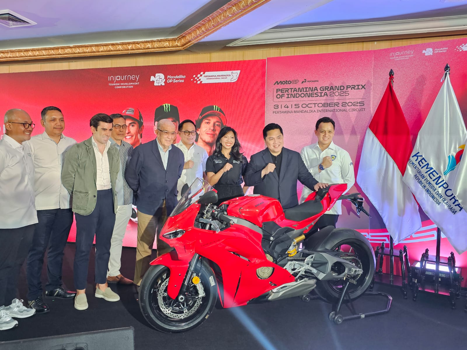 MotoGP Indonesia 2025 Sambut Marc Marquez Sebagai Juara Dunia, Siapkan Riders Parade di Lombok