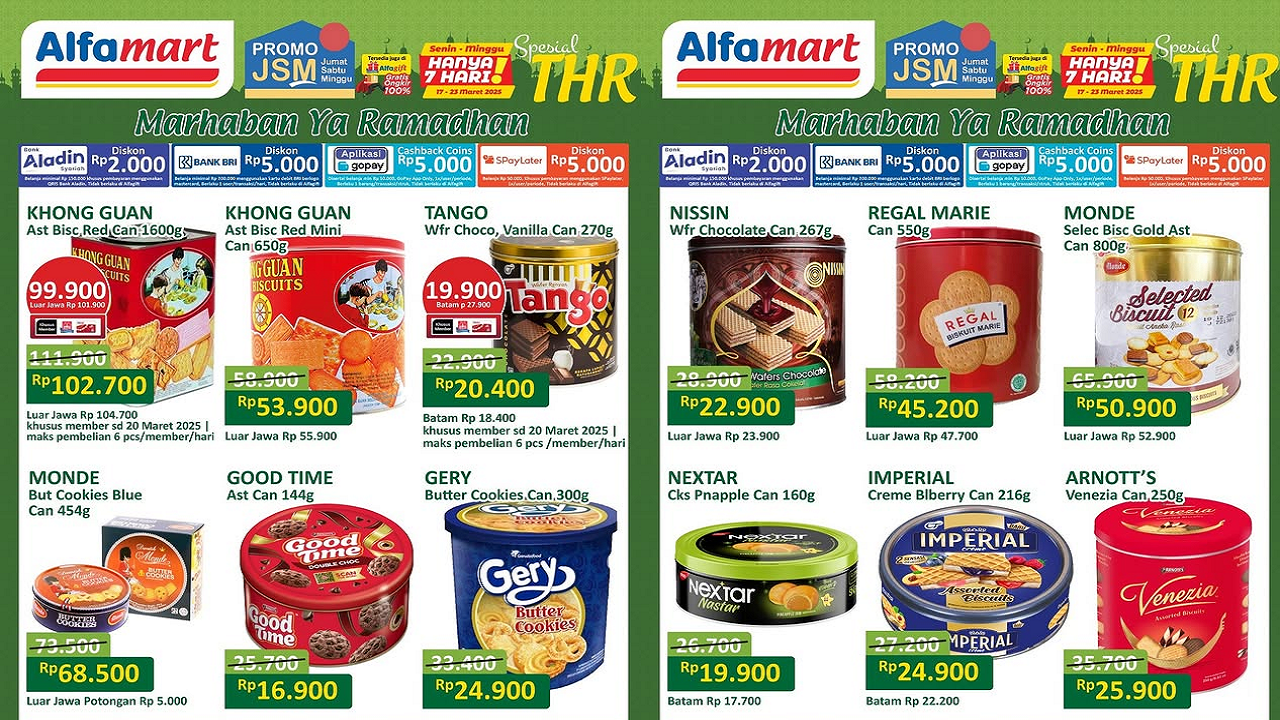 Katalog Promo Alfamart Hari Ini 19 Maret 2025 Terbaru Jelang THR, Serbu Good Time hanya Rp16 Ribuan