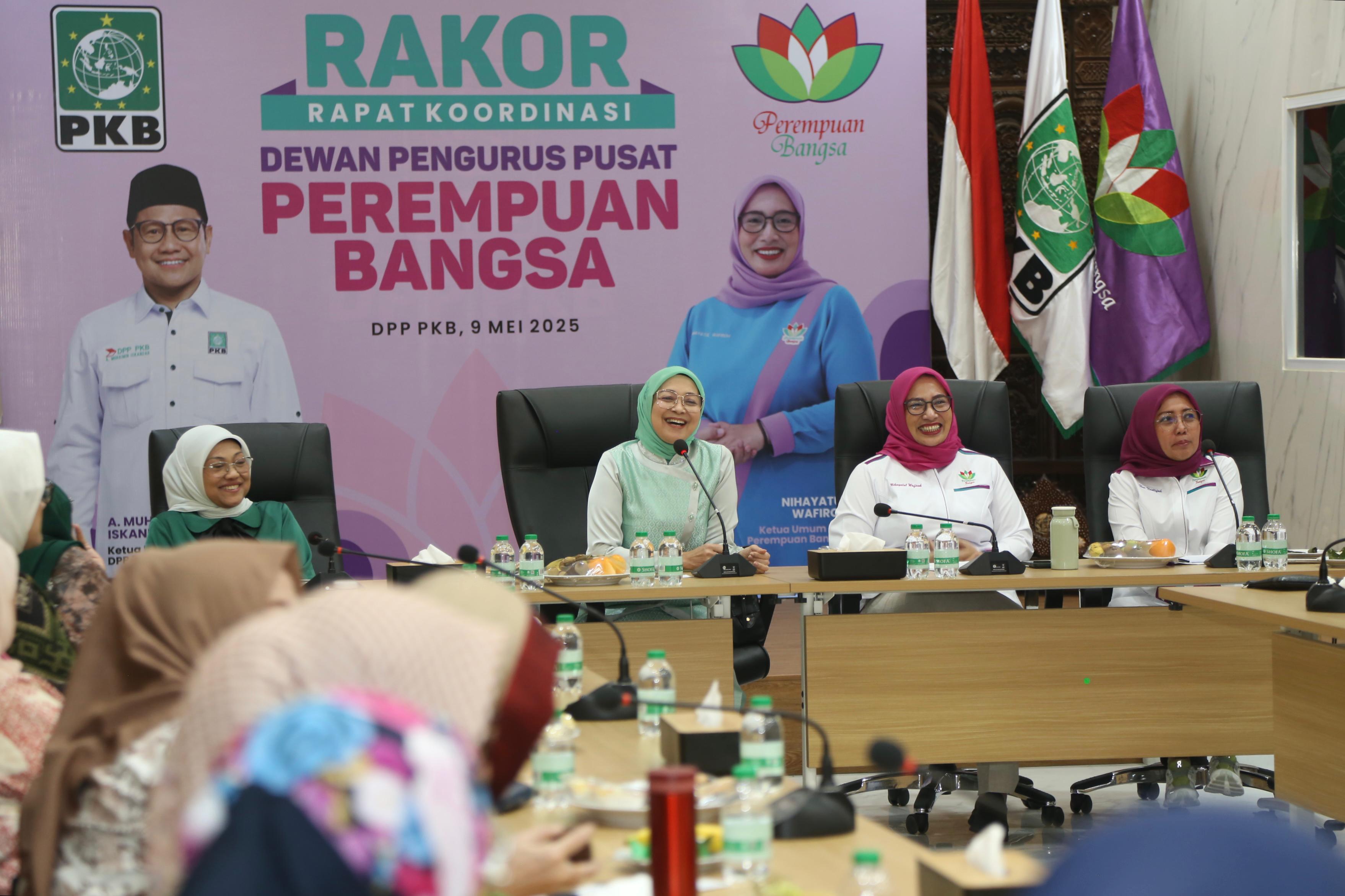 Rapat DPP Perempuan Bangsa, Rustini Muhaimin: Minta Perempuan Bangsa Inklusif dan Melek Medsos