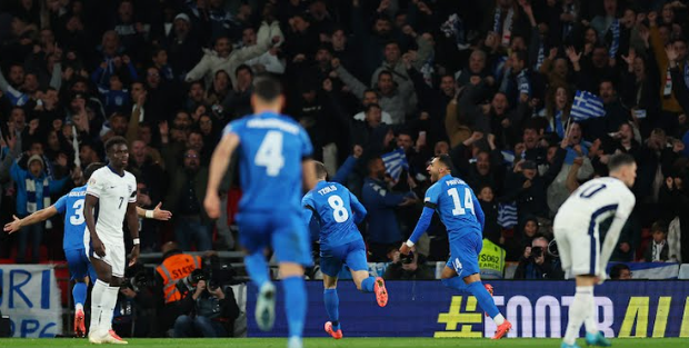 Yunani Kalahkan Inggris 2-1 di UEFA Nations League, Pavlidis Bikin Wembley Terdiam