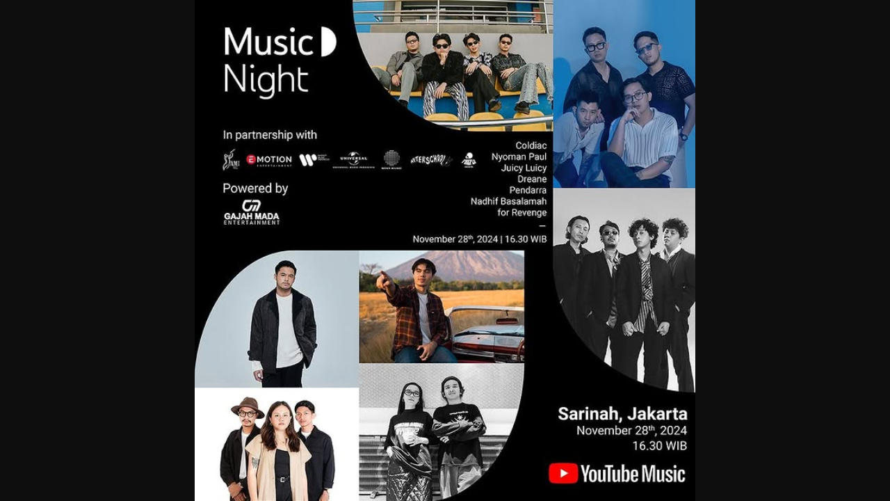 Konser Gratis di Sarinah Jakarta 28 November 2024, Ada Juicy Luicy hingga Nyoman Paul