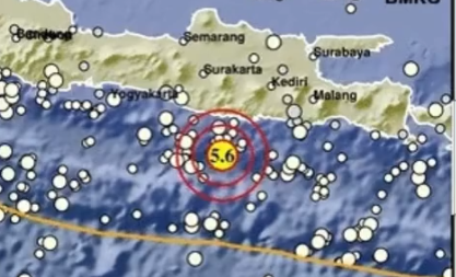 Pacitan Diguncang Gempa M 5,6, Getaran Terasa hingga Surabaya