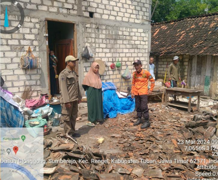 Warga Terdampak Gempa Bawean-Tuban Tembus 2.495 KK