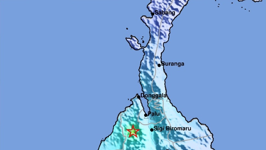 Gempa Tektonik M4,9 Guncang Palu dan Sigi, Sulawesi Tengah