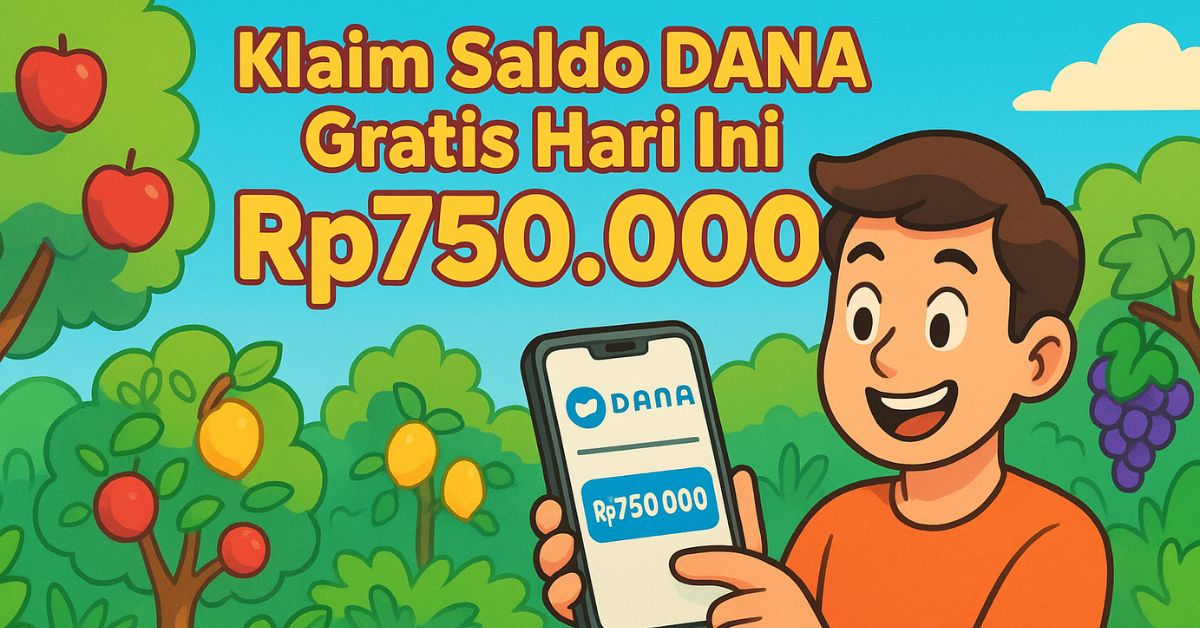 Klaim Saldo DANA Gratis Hari Ini Rp750 Ribu dari Game Fruit Fusion, Cuma Main di Kebun Buah
