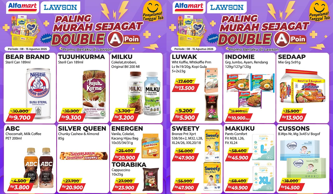 Promo Alfamart Terbaru Pekan Ini 11-15 Agustus 2025, Kopi ABC Cuma Rp3 Ribuan