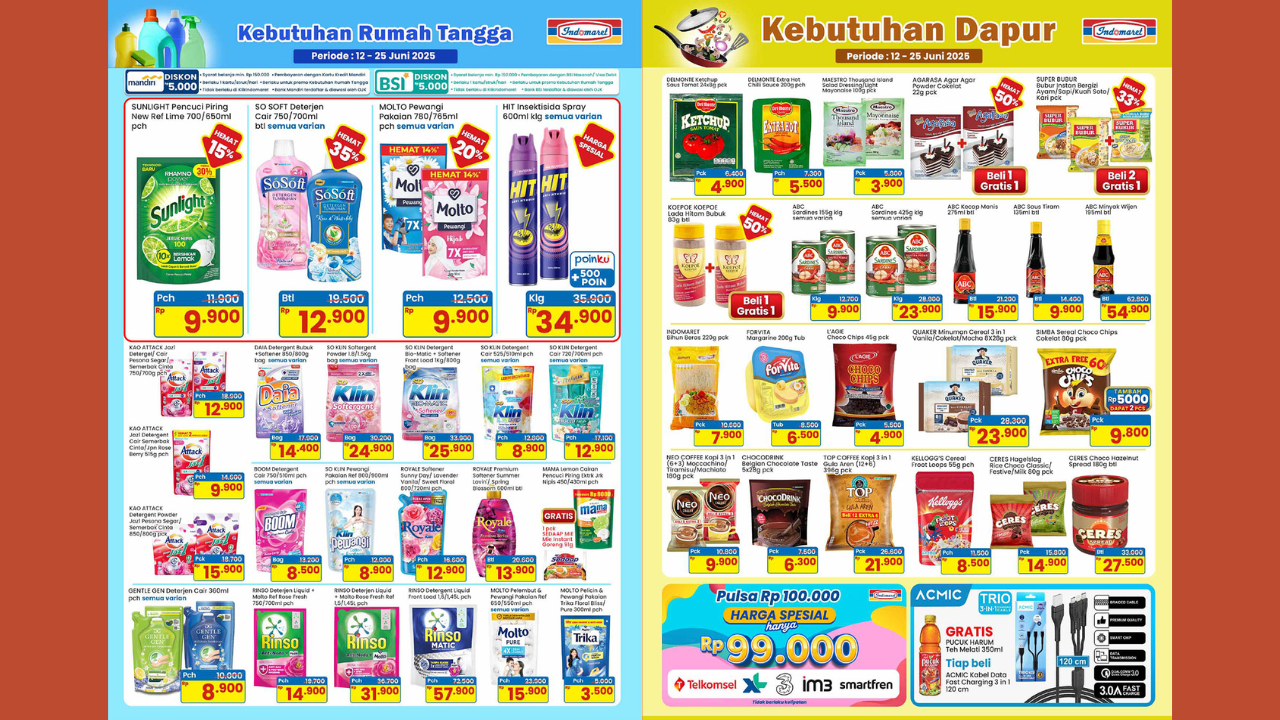 Katalog Promo JSM Indomaret Terbaru 13-15 Juni 2025, Diskon Detergent Bubuk Mulai Rp8.000