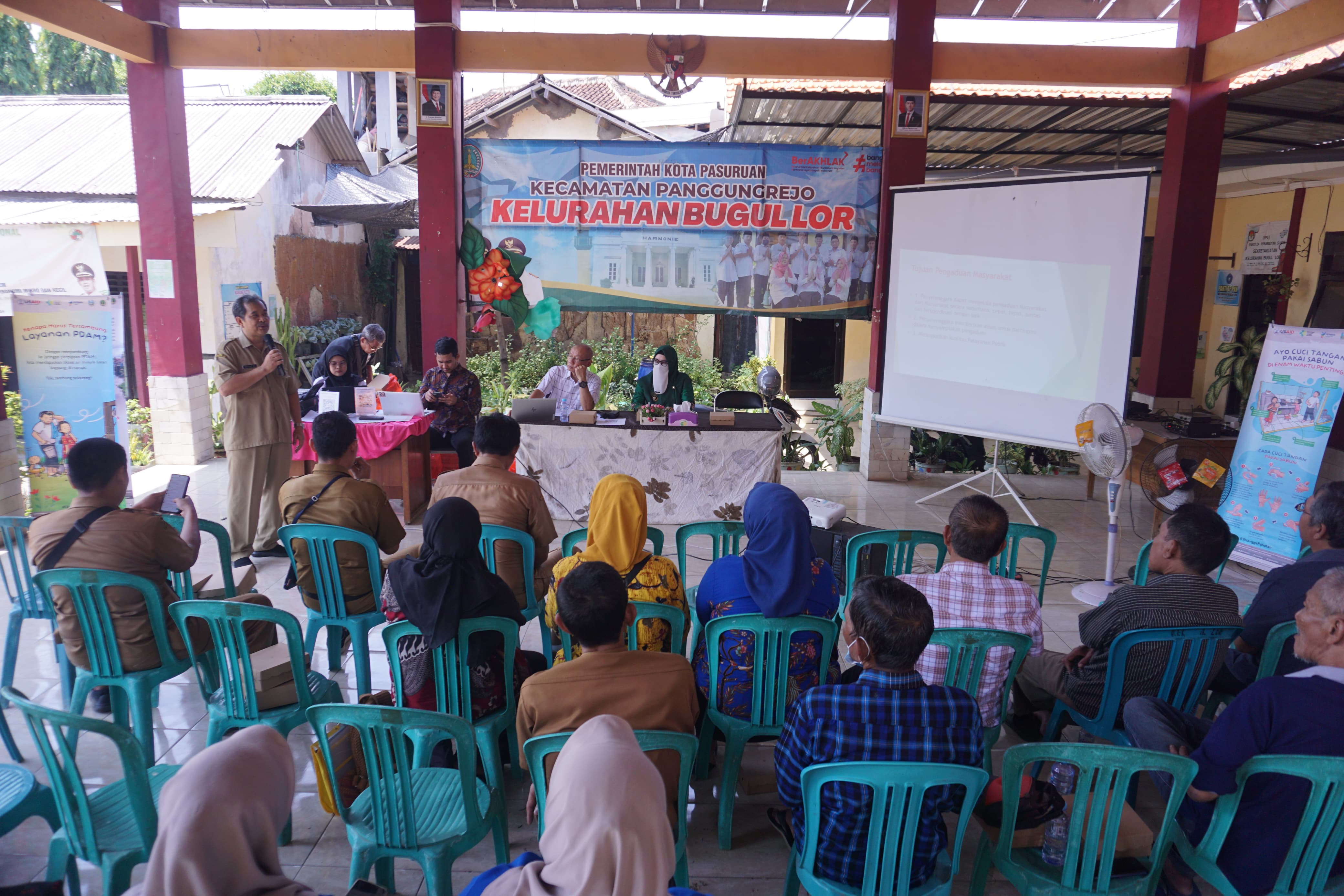 Kominfo Kota Pasuruan Fasilitasi Aduan Pelayanan Air dan Sanitasi