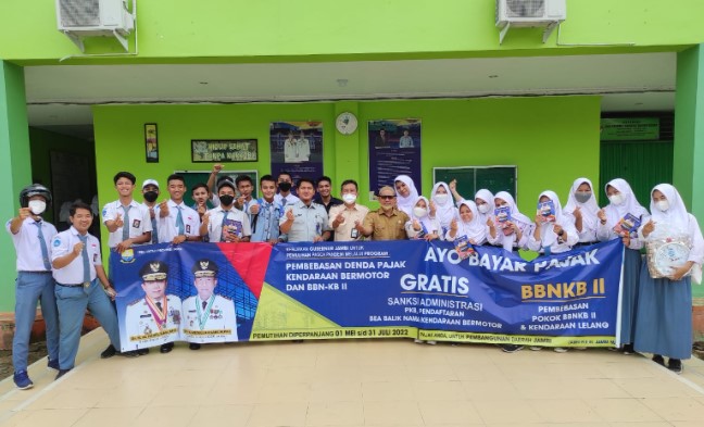 Jasa Raharja Jambi Bercerita Bersama Siswa/I Universitas SMS Negeri 1 Kuala Tungkal