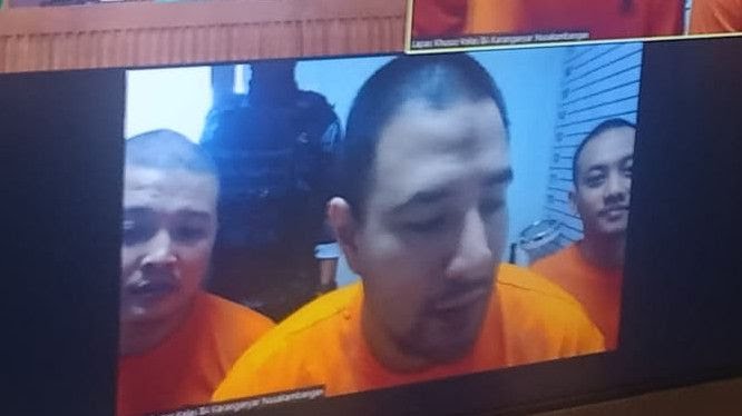 Begini Penampakan Baru Ammar Zoni, Tampil Plontos saat Sidang Virtual dari Lapas Nusakambangan
