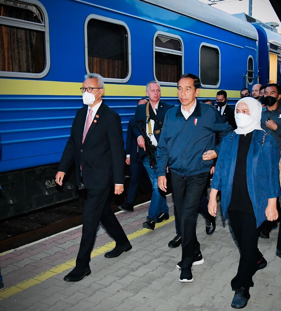 Jokowi Tiba di Kiev Hari Ini, 12 Jam Pakai Kereta Api