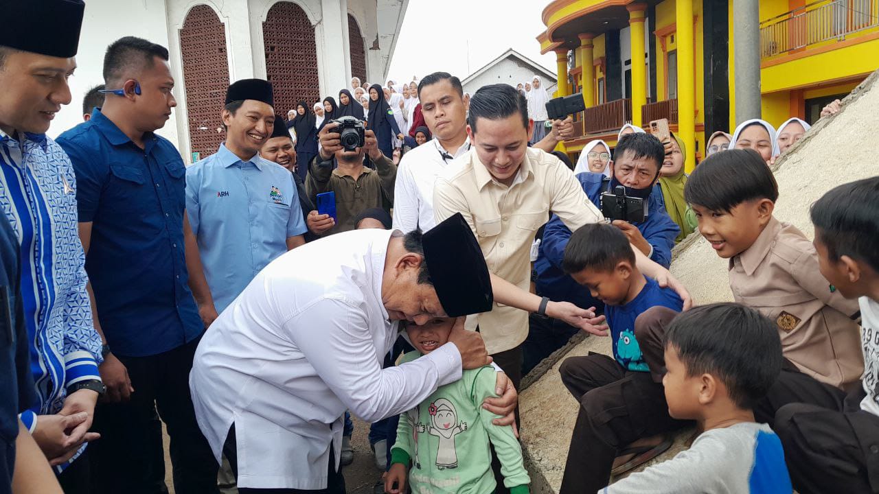 Kampanye di Ponpes Miftahul Huda Tasikmalaya, Prabowo Disambut Lantunan Shalawat 