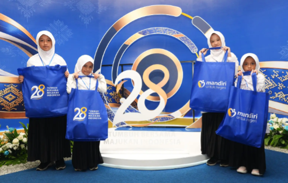 28 Tahun Bank Mandiri, Hadir dan Berbagi Manfaat untuk Masyarakat
