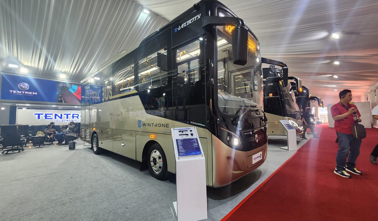 Orionis Sarvatra, Bus Listrik Futuristik Buatan Lokal Resmi Meluncur di GIIAS 2025