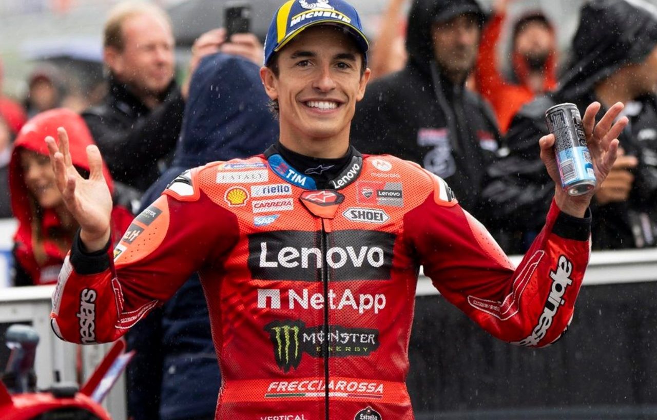 MotoGP Jerman 2025: Marc Marquez Kunci Pole ke-8 di Sachsenring, Hujan Tak Jadi Halangan