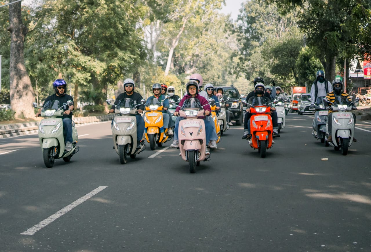 Melaju di Bali, Komunitas TVS Callisto Buktikan Eksistensi Lewat City Riding