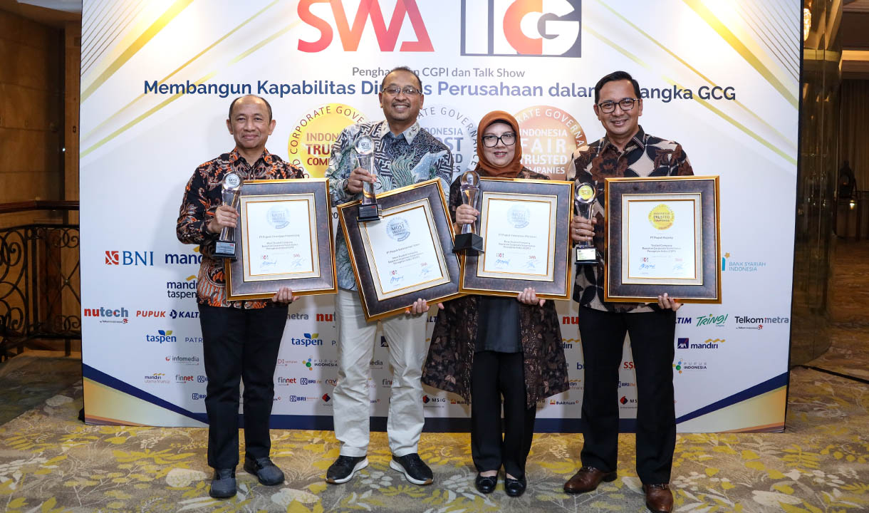 Optimalkan Digitalisasi dalam Tata Kelola Pupuk Bersubsidi Terbaru, Pupuk Indonesia Tercatat di Daftar 'Most Trusted Company'