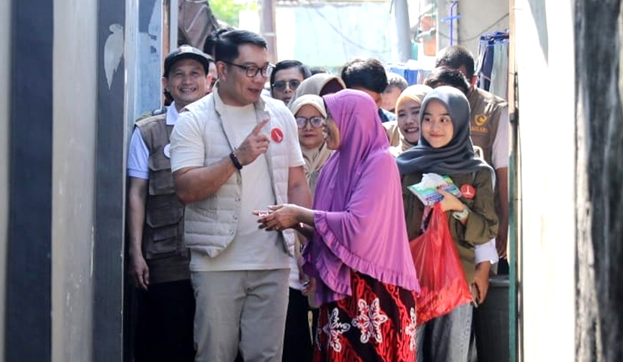 Ridwan Kamil Blusukan di Pancoran, Dengarkan Aspirasi Warga Dan Belanja Masalah