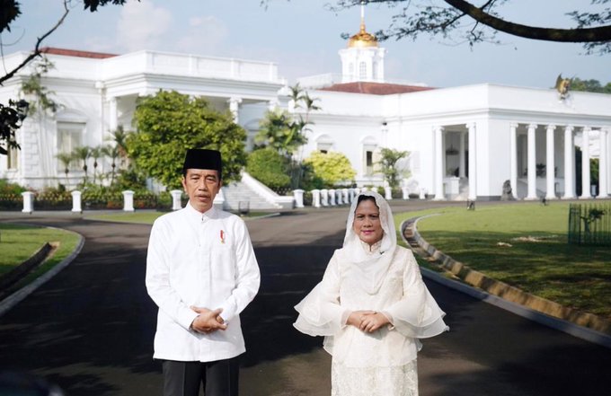 Presiden Jokowi dan Ibu Negara Ikut Salat Idul Adha di Masjid Istiqlal Perdana Pascapandemi Covid-19