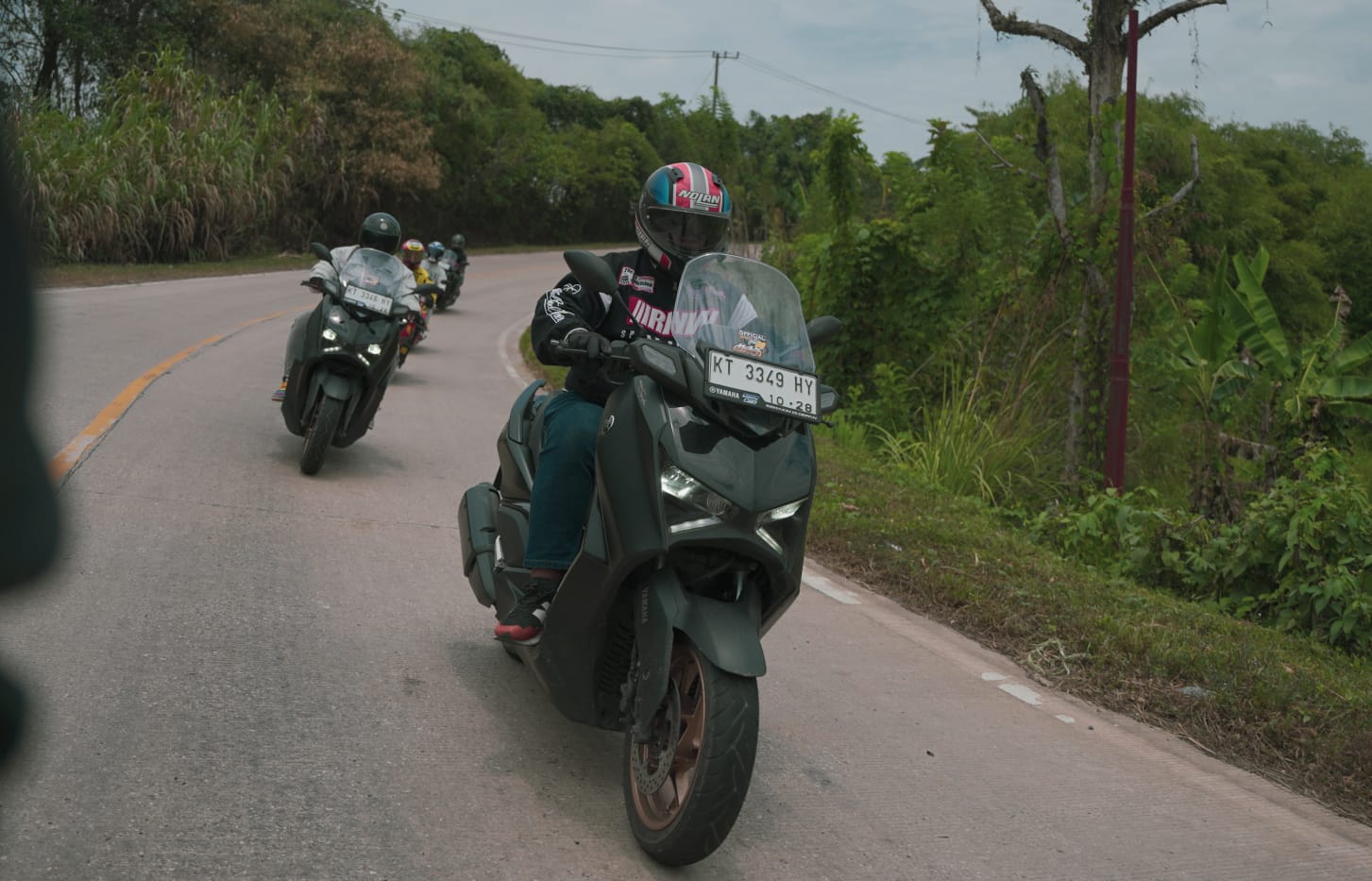 First Ride Yamaha XMAX Connected, Langsung Taklukan Trans Kalimantan Sejauh 475 Km