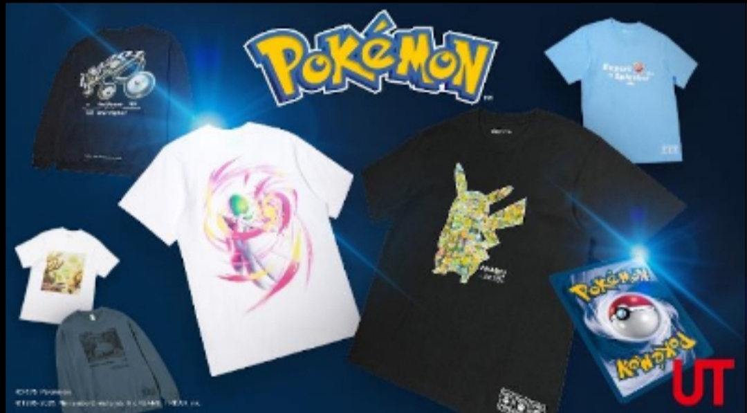 Limited Edition! UNIQLO Hadirkan T-shirt Pokémon TCG yang Bikin Kolektor Ngiler