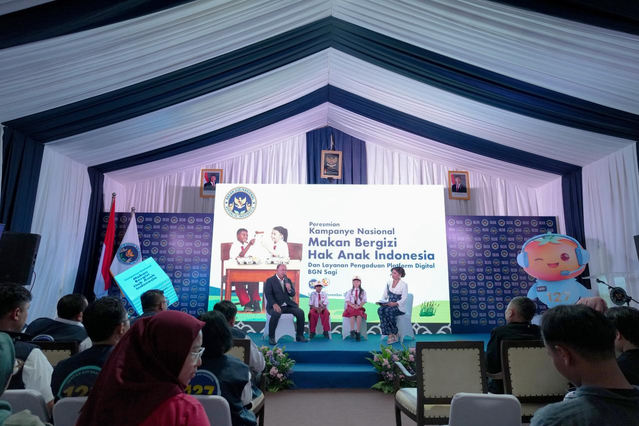 BGN Luncurkan Kampanye Nasional “Makan Bergizi Hak Anak Indonesia” 