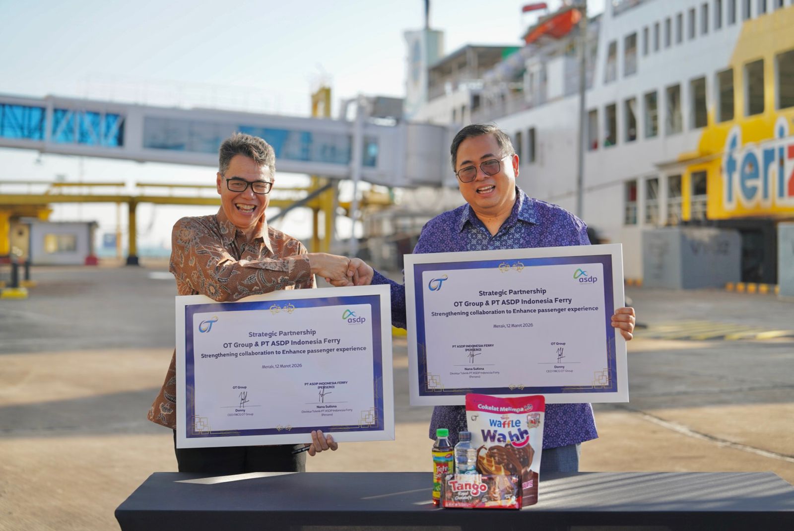 ASDP Gandeng OT Group untuk Layanan Konsumsi di Pelabuhan Selama Mudik