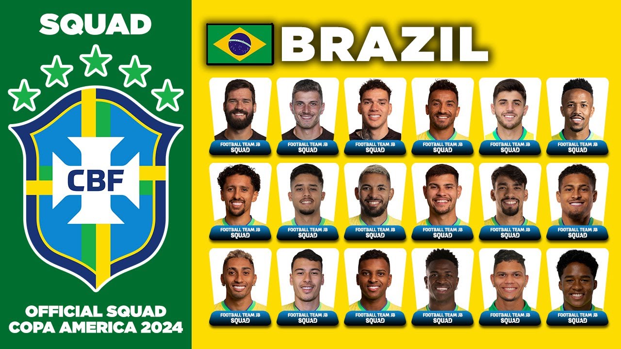 Daftar Skuad Brasil untuk Copa America 2024, Empat Bintang Liga Inggris Tak Dipanggil Dorival Junior