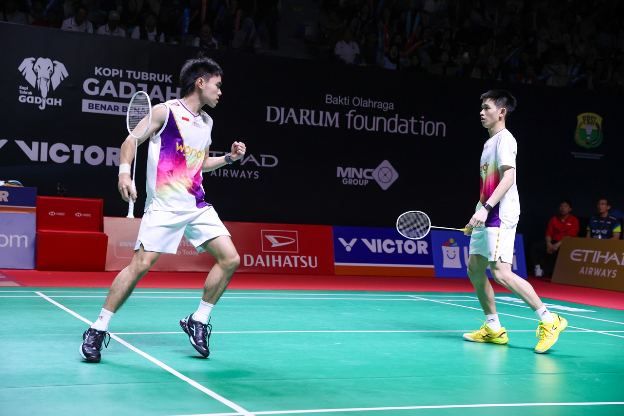 Debut Manis! Raymond/Nikolaus Langsung Tembus 16 Besar Indonesia Open 2026