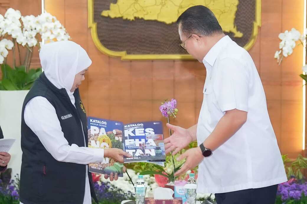 Khofifah Gandeng BRIN Perkuat Riset dan Hilirisasi Inovasi