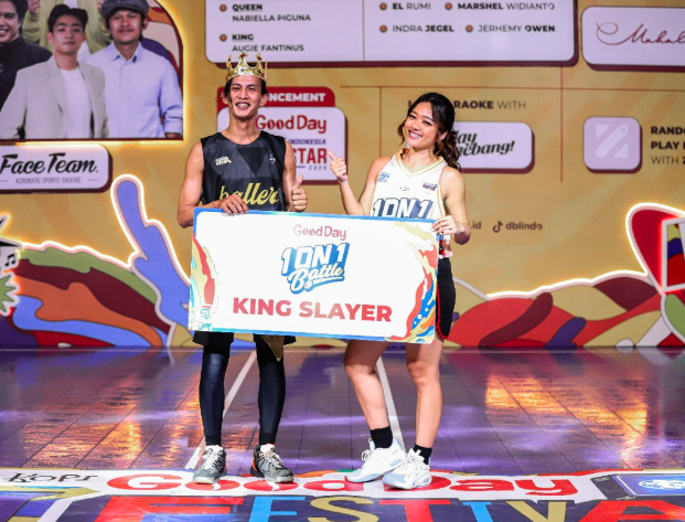 Palagan Saputra Meraih Predikat The King Slayer Setelah Bungkam Queen Nabiella di Kopi Good Day 1on1 Battle