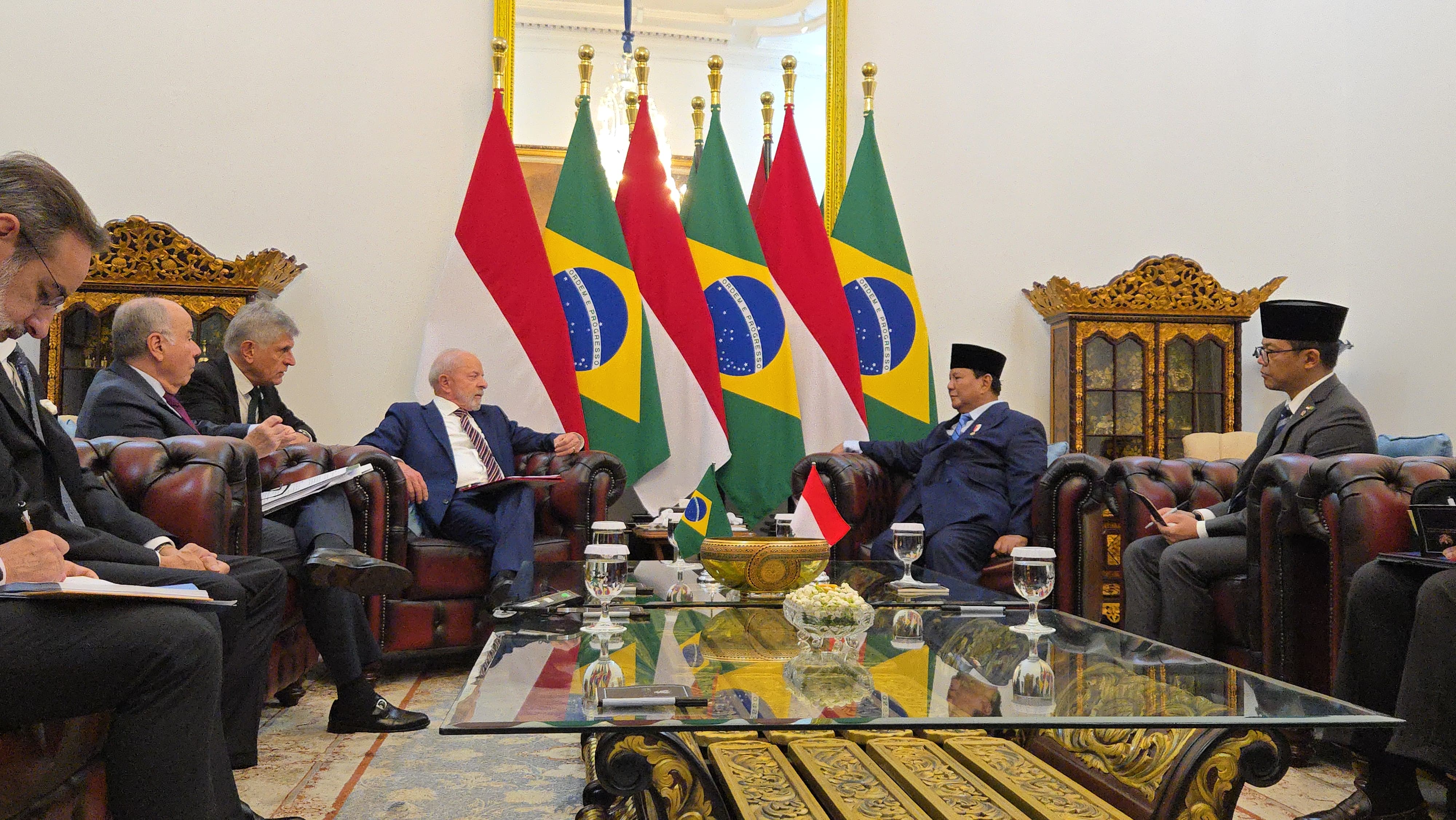 Momen Hangat Prabowo Sambut Lula da Silva: Brasil Pemimpin Sangat Penting dari Selatan