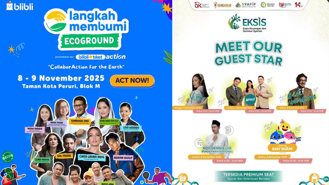 11 Event Jakarta Akhir Pekan 8-9 November 2025, Banjir Pameran hingga Konser Gratis