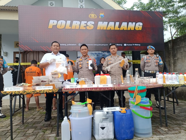 Geger Home Industry Narkoba di Malang