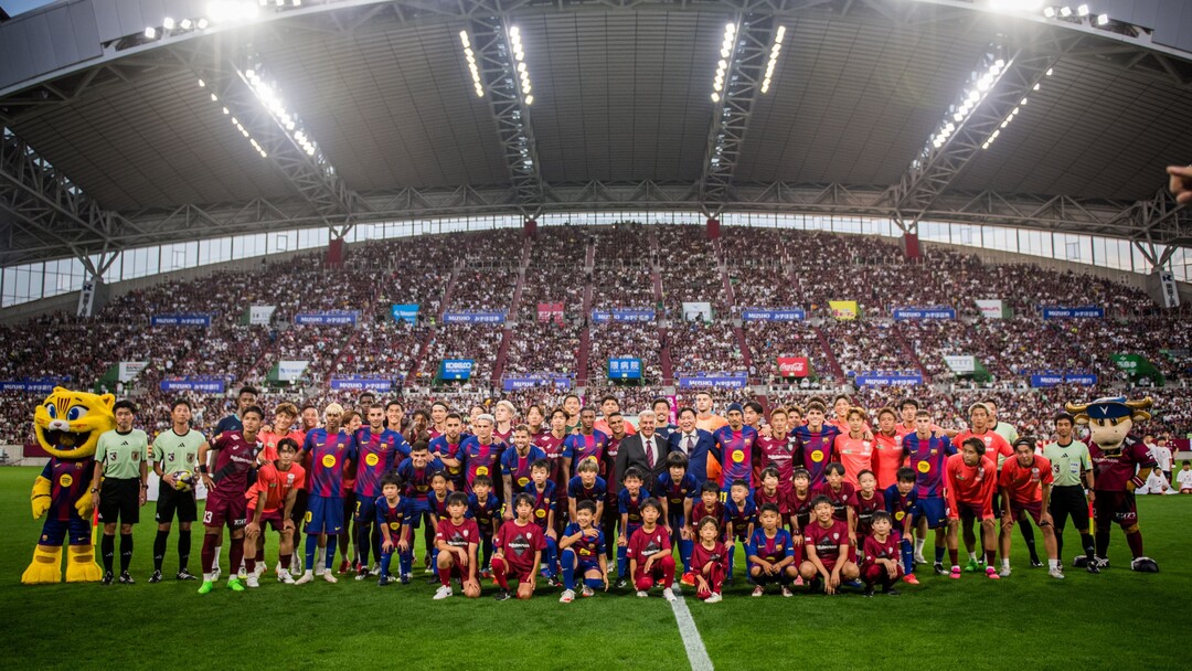 Rashford dan Bardghji Debut, Barcelona Tumbangkan Vissel Kobe 3-1