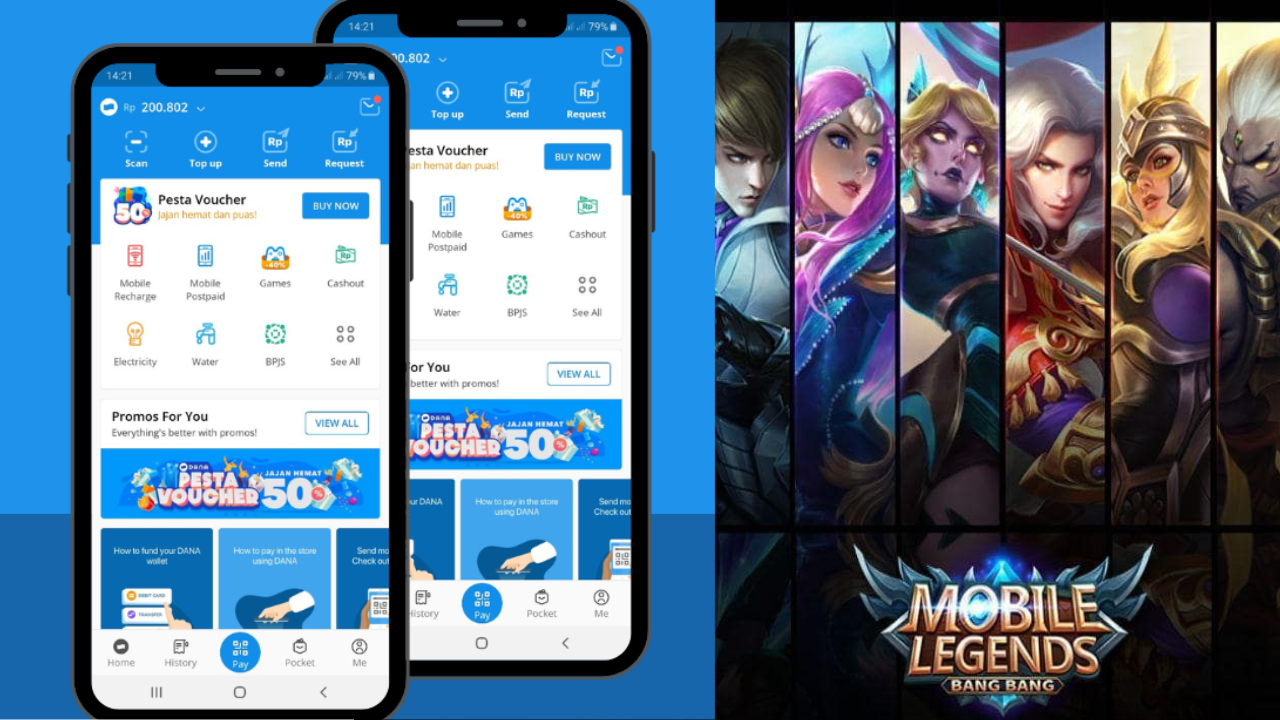 Cara Klaim Link Saldo DANA Kaget hingga Rp500.000 Cuma Buat Sore Ini, Bisa Buat Top Up Diamond Mobile Legends!