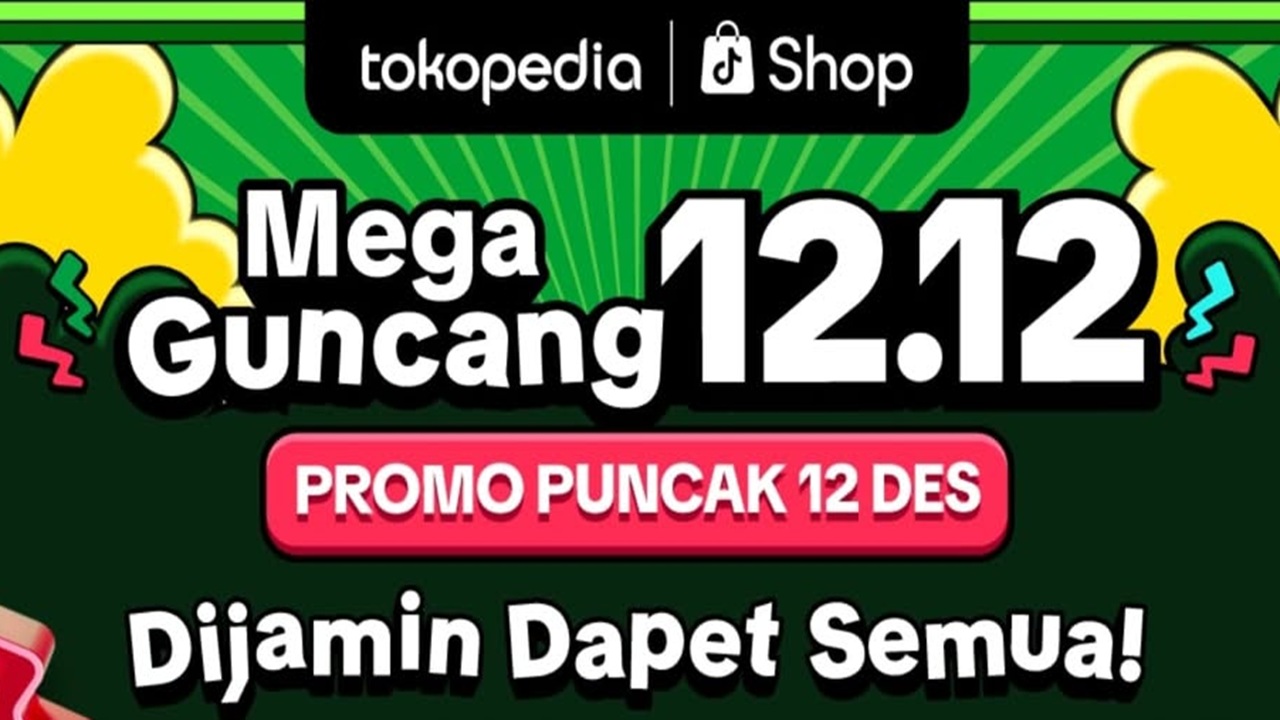 Kumpulan Promo 12.12 Paling Diburu: Ada Diskon Tokopedia, Shopee dan Zalora Hingga 80 Persen