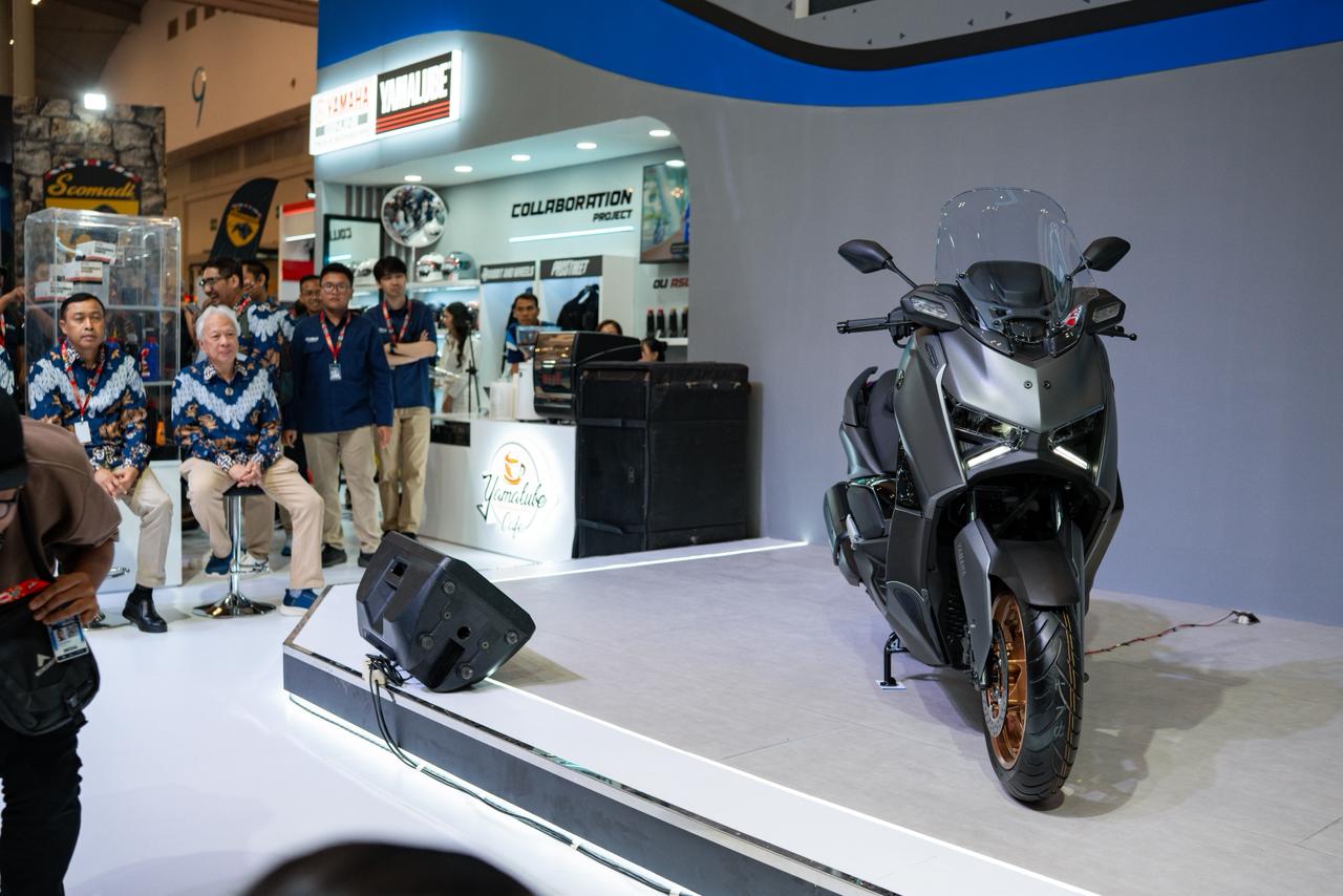 New XMAX TechMAX Curi Perhatian, Yamaha Rayakan Momen Spesial di IMOS 2025