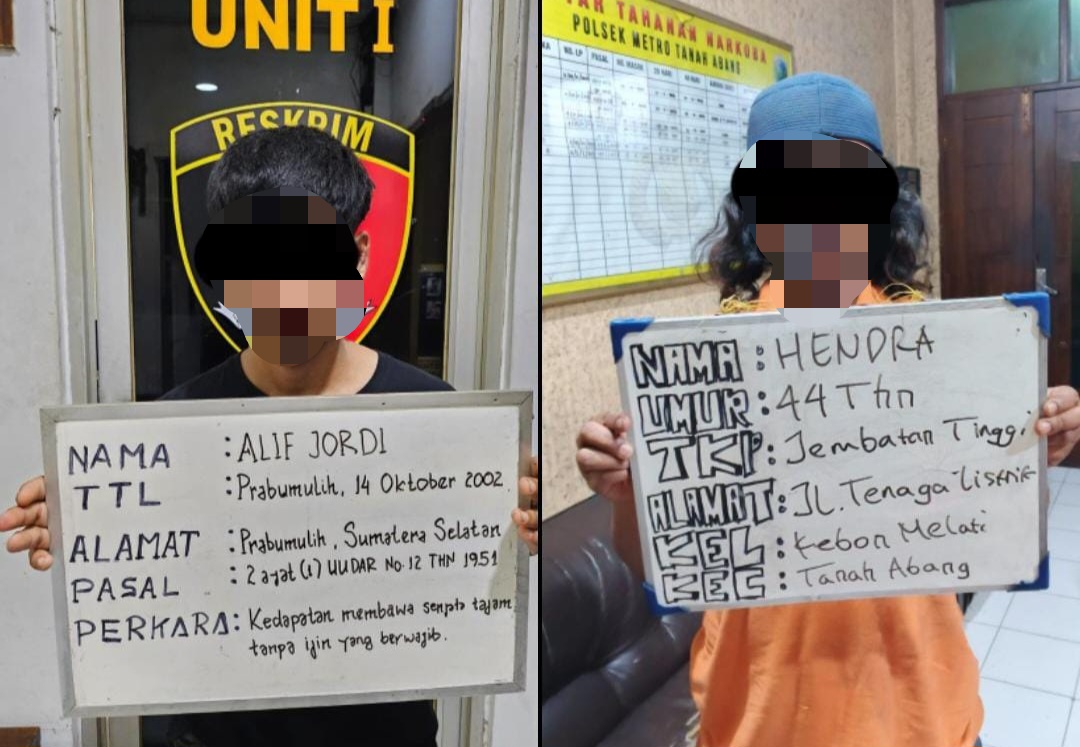 2 Pengedar Obat Terlarang di Jembatan Tinggi Diringkus Polisi, 155 Butir Tramadol Disita!