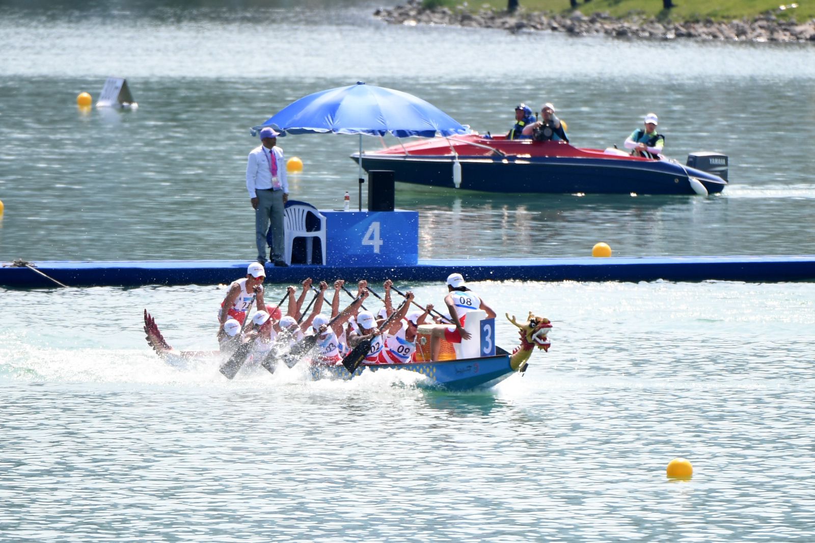 Dramatis! Dragon Boat Putra Indonesia Raih Emas Asian Games