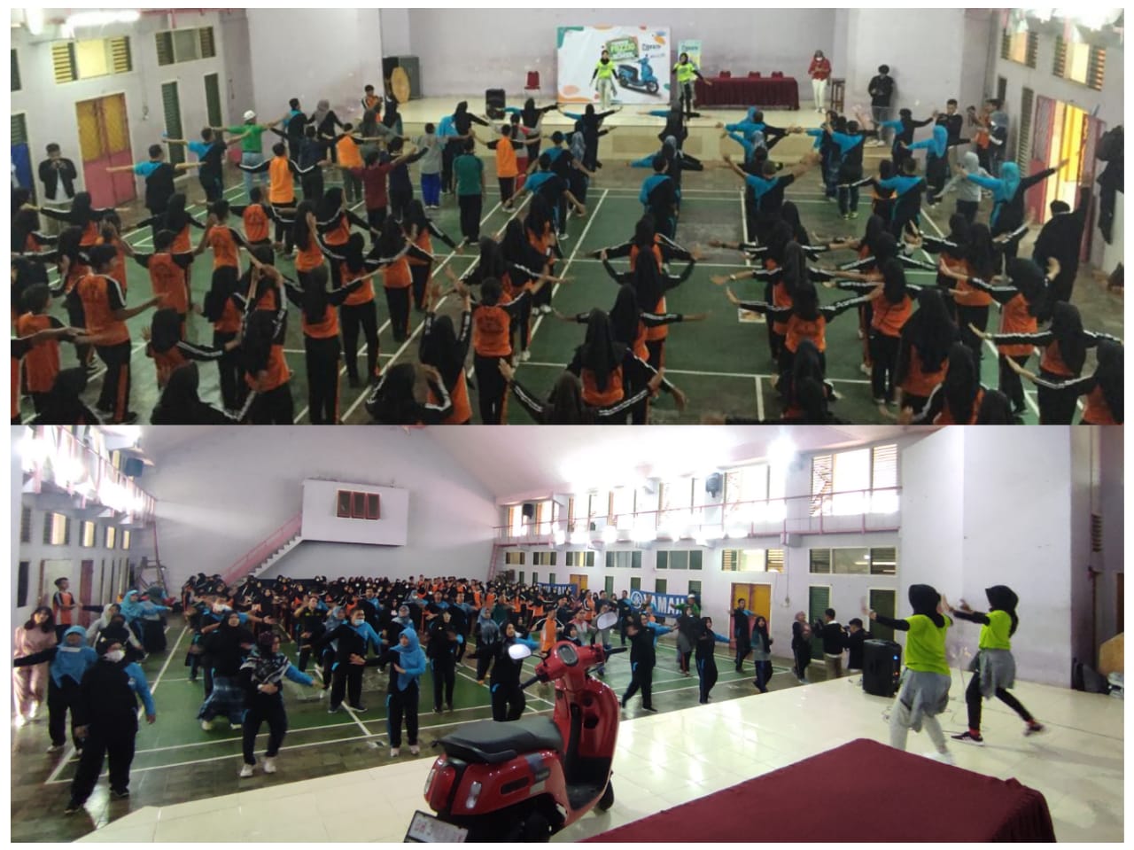 Jumat Sehat SMKN 2 Kota Jambi bersama Yamaha Heboh dan Meriah!