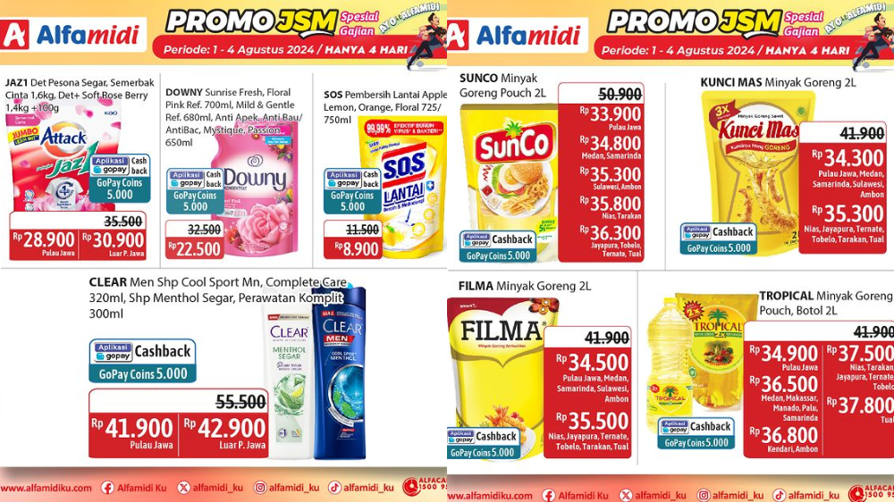 Katalog Promo JSM Alfamidi 2-4 Agustus 2024, Pembersih Lantai Cuma Rp8 Ribuan