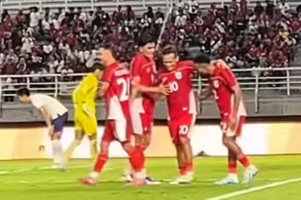 Timnas Indonesia Unggul 4-0 atas Taiwan di Babak Pertama, Eliano Reijnders Cetak Gol Perdana