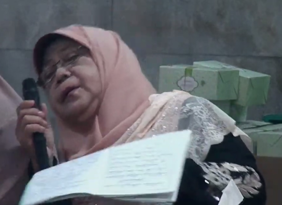 Pilu, Viral Detik-detik Ustazah Hj. Taslimah Meninggal Dunia saat Pimpin Khatam Al-Quran
