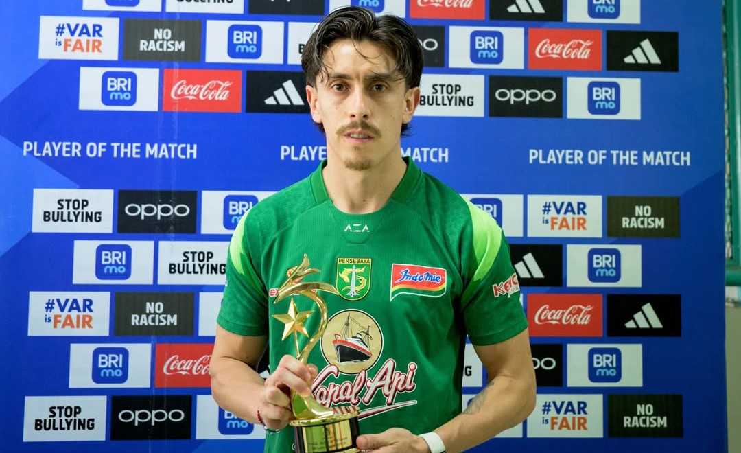 Playmaker Persebaya Francisco Rivera Resmi Masuk Best XI Super League, Cetak Double-Double