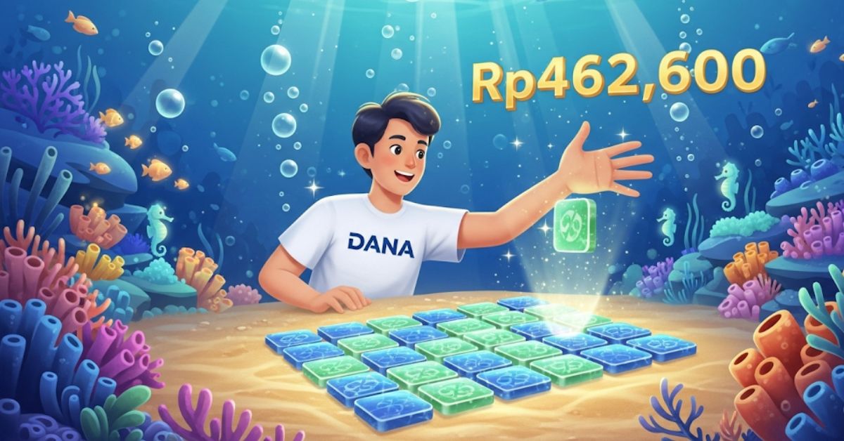 Klaim Saldo DANA Gratis Rp462.600 dari Magic Ocean Tile Winner, Cuma Pecahkan Teka-teki Ringan!