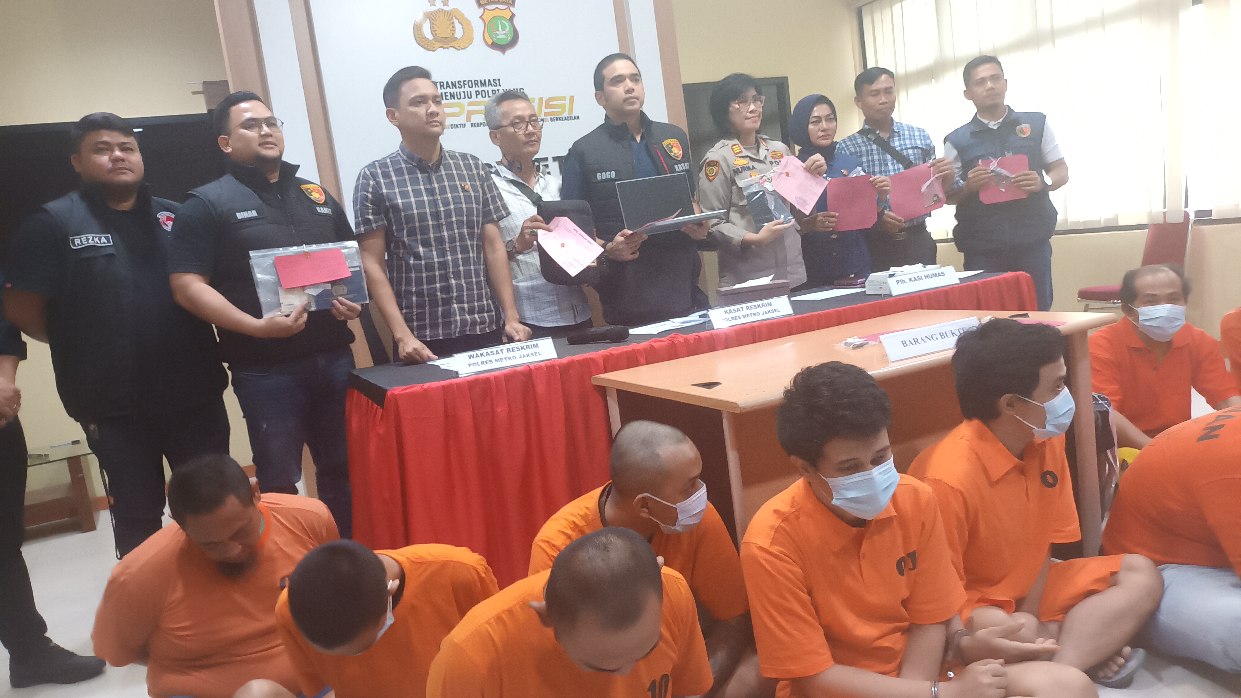 Operasi Sikat Jaya 2024, Polres Metro Jaksel Tangkap 19 Orang 